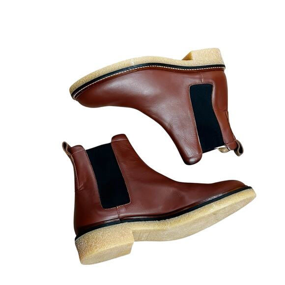Everlane Women's Chelsea Boot The Italian Leather Tobacco Brown Size 7.5 NWOT - Picture 7 of 12